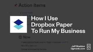 How I Use Dropbox Paper to Run My Business [upl. by Risley39]