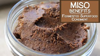 Miso Benefits A Fermented Superfood Condiment [upl. by Stasny]