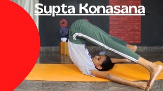 Supta Konasana  Ashtanga Primary Series  Gayana  Hamsa Yoga Foundation  Reclining Angle Pose [upl. by Sivra]