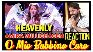 REACTION  Amira Willighagen  O Mio Babbino Caro  Andre Rieu  Maastricht  HEAVENLY [upl. by Ailla]