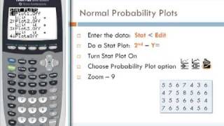 Normal Probability Plots on the TI84 [upl. by Geraldina]