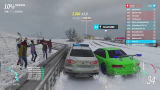 Tryhard Rammer trying his best to ruin races  Forza Horizon 4 [upl. by Thorwald]