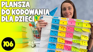 JAK ZROBIĆ PLANSZĘ DO KODOWANIA dla dzieci Wielokrotnego użytku  Idealna Mama [upl. by Alyak]