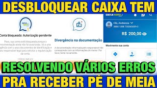 DESBLOQUEANDO E RESOLVENDO VÁRIOS ERROS DO CAIXA TEM SEM PRECISAR IR ATÉ A CAIXA PASSO A PASSO [upl. by Isidore]