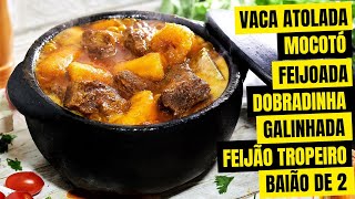 GALINHADA MOCOTÃ“ VACA ATOLADA FEIJÃƒO TROPEIRO FEIJOADA HUMMMMMMMMM SÃ“ COMIDA GOSTOSA [upl. by Hurlee]