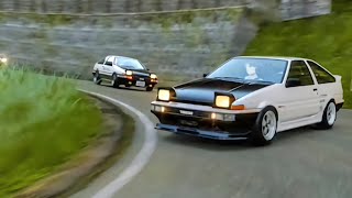 AE86 VS AE86 Insane Battle 💥 [upl. by Aronson599]