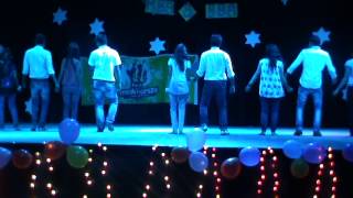 INVERTIS UNIVERSITY GROUP DANCE BY MBA STUDS 20122014  JAYANT MATHUR [upl. by Eninotna781]