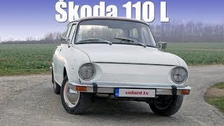 Škoda 110 L  takto sa jazdilo za socializmu  volanttv [upl. by Nnaasil673]