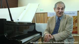 Bösendorfer Director Brian Kemble about Bol Pianos [upl. by Hsakaa]