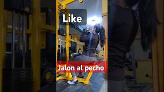 Jalón al pecho con agarre cerrado 🔥 sugeilyfitness [upl. by Ahseki]