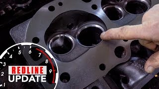 Cleaning and machining our Chevy big block 396  Redline Update 9 [upl. by Kcirevam178]