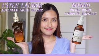 Review Manyo Bifida Biome Complex Ampoule เซรั่มฟื้นฟูผิวเข้มข้นในราคาน่ารัก เหมือนกันจริงไหม 👭 [upl. by Daegal]