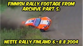 Finnish rally footage from archive part 5 Neste Rally Finland 6882004 [upl. by Tollmann321]