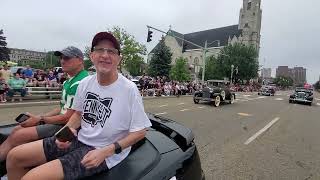 Pro Football Hall of Fame Parade 2024 [upl. by Annek]