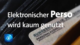 10 Jahre elektronischer Personalausweis Deutsche nutzen digitale Funktionen bisher kaum [upl. by Truda]