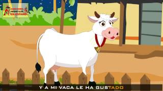 La vaca lechera  Canciones infantiles en español [upl. by Aiksas856]