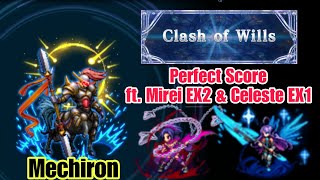 FFBE Mechiron  Perfect Score ft Mirei Ex2 amp Celeste EX1 Read Description Important [upl. by Girvin]