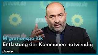 Parteipressekonferenz der Grünen mit Omid Nouripour [upl. by Salchunas]