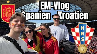 Spanien  Kroatien  EM VLOG [upl. by Akalam]