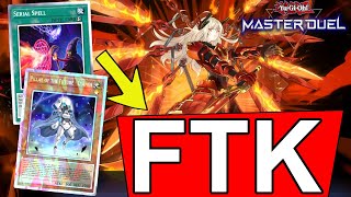 Abusing NEW Sky Strikers Draw Power for RedEyes FTK  YuGiOh Master Duel [upl. by Simdars]