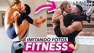 IMITANDO FOTOS TUMBLR  Fotos en pareja versión fitness [upl. by Niassuh]