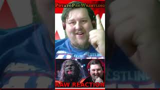 Uncle Howdy has his first match  RAW Reaction WyattSicks unclehowdy WWERAW [upl. by Anpas721]