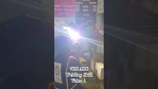 7018 ARCSMAW Welding viralvideo kamalpandey welding 🙏 [upl. by Alliuqahs613]