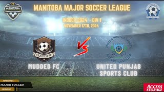 November 17th WSF Div 1 Mudded FC vs United Punjab Sports Club [upl. by Nortna895]