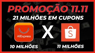 21 Milhões em CUPONS  SHOPEE e ALIEXPRESS ENLOUQUECERAM [upl. by Letta]