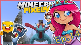 Pixelmon With Squid amp Ash Ep14 My New Pokemon   Minecraft Lets Play  Amy Lee33 [upl. by Odraner687]