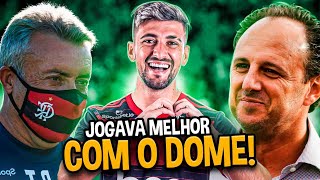 Derrotado no Puskas Arrascaeta é menos perigoso no Flamengo de Rogério Ceni do que na era Dome [upl. by Nolyarb]