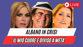 ALBANO CARRISI Il mio cuore a metà tra Loredana Lecciso e Romina Power [upl. by Eneleahcim]