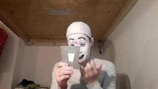 Whiteface Clown Makeup Timelapse [upl. by Dnaltiac]