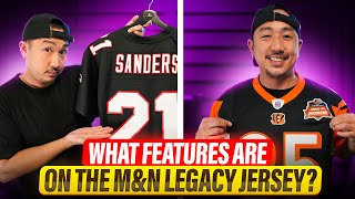 What features are on the Mitchell amp Ness Legacy NFL Jersey [upl. by Meilen]