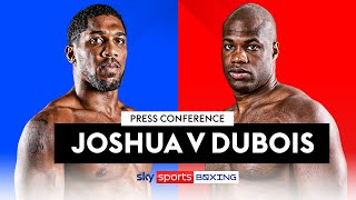 JOSHUA V DUBOIS 👊  Live Press Conference [upl. by Nitreb]