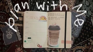 PLAN WITH ME 💭 Pocket Moleskine Weekly realtime [upl. by Tearle227]