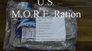 MRE Review Modular Operational Ration Enhancement MORE Hot Weather [upl. by Brink30]