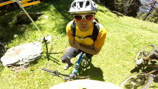 Col de Plan Fenetre Champorcher Aosta AO MTB freeride all mountain [upl. by Berardo887]