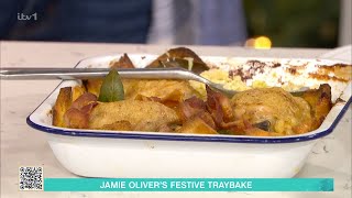 Jamie Olivers Festive Traybake  05122024 [upl. by Madden]