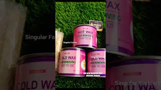 Wax Hair Remover Hot wax Cold Wax combo ❤️ [upl. by Ylrak352]