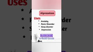 Alprazolam Uses💊alprazolammedicineinformationmedicinesubscribes [upl. by Anirdnajela]