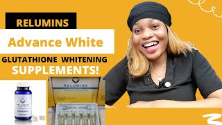 RELUMUNS ADVANCED GLUTATHIONE WHITENING SUPPLEMENTS and ORAL VIRALS SKIN NUTRIENTS REVIEW [upl. by Nirok702]