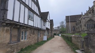 Serene Grey Morning Exploring Harry Potter Location in Lacock Silent Walk  Relaxing Cotswold Walk [upl. by Anavoj]