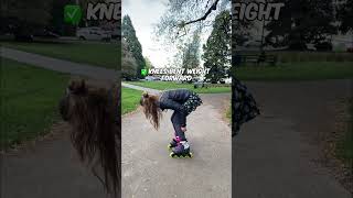 The most common way beginners fall on rollerblades 🙈 tips [upl. by Crelin671]