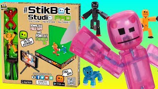 Stikbot HUGE Unboxing 👜 Opening Stikbot Video Set amp More Toys 2017 [upl. by Magdalene]