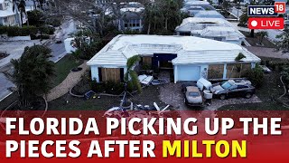 Milton Hurricane Live  Aftermath Of Milton Hurricane Flooded Streets amp Destroyed Homes  N18G [upl. by Halian298]