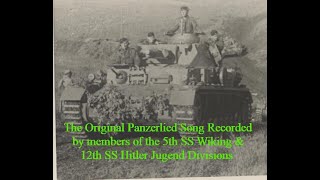 Panzerlied music with Original Film Footage The Classic Battle of the Bulge Panzer Song from 1944 [upl. by Durnan]