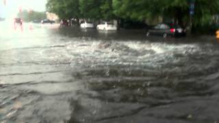 Thunderstorm blowing the Manhole covers off [upl. by Airalav]