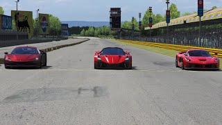 Ferrari Stallone vs Ferrari LaFerrari vs Ferrari SF90 Stradale at Monza Full Course [upl. by Edak]