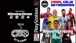 SAIU WINNING ELEVEN 2024 100 ATUALIZADO PARA PS1 COM VARIOS JOGADORES LEGENDS DISPONIVEIS [upl. by Olshausen549]